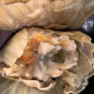 Molded tamales
