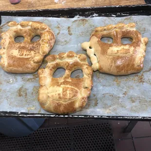Calaveras pan de muerto
