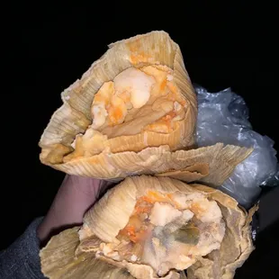 Molded tamales