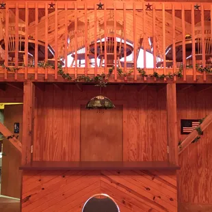 Looking up to the loft