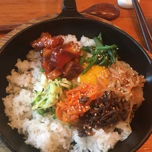 Spicy Pork Belly Bibimbap