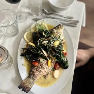 Whole fish, with nary a bone in site