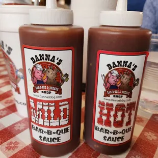 Mild and hot sauce