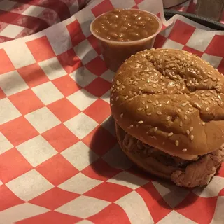 Beef or Pulled Pork Sandwich