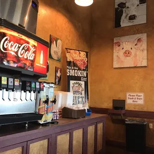 Refreshments and free refills.