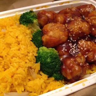 Sesame chicken.