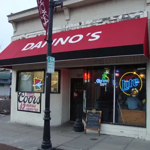Outside of Danno's, view looking northwest.