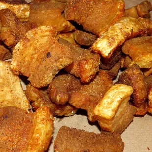 cracklins = Louisiana health food