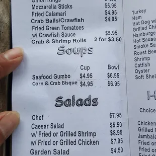Menu 6/3/17