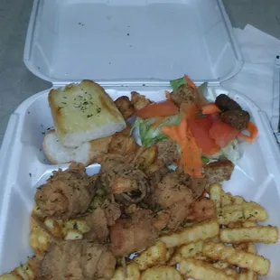 Bacon covered shrimp