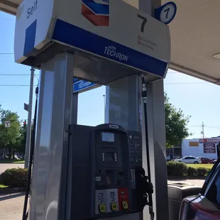 a gas pump