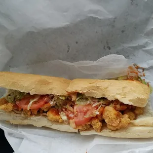 Not overstuffed...Very good but cheated me out of some shrimp.