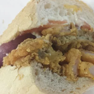 Fried oyster &amp; shrimp