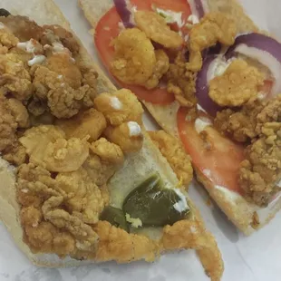 Fried oyster &amp; shrimp