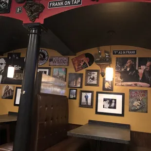 the interior of the restaurant