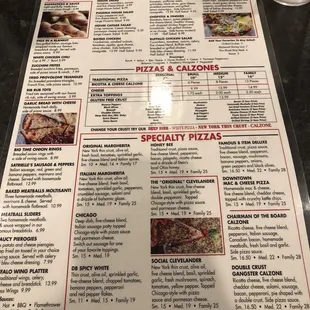  the menu