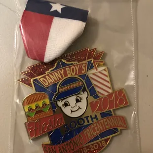 We bought a Fiesta medal!