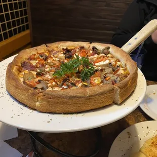 BBQ chicken pizza