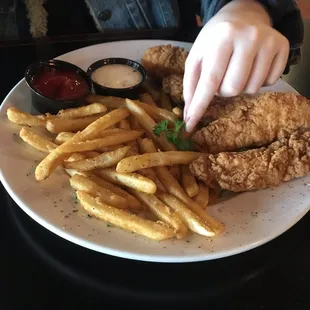 Chicken tenders &amp; fries