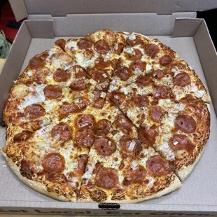 Pepperoni onion and garlic