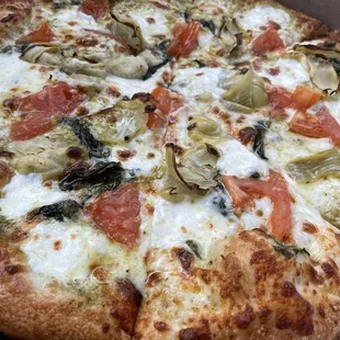 This is our Margarita Pizza! It&apos;s just as delicious as it looks!