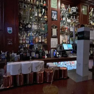 a view of a bar