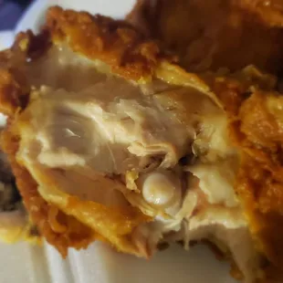 Every piece of chicken was moist and seasoned well