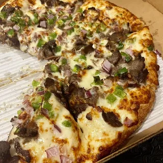 12" Cheesesteak Pizza