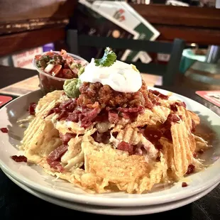 Corn Beef Nachos