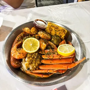 Seafood platter