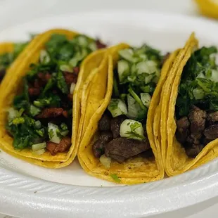 Al pastor &amp; Asada tacos