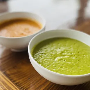 2 of our many salsas we offer.