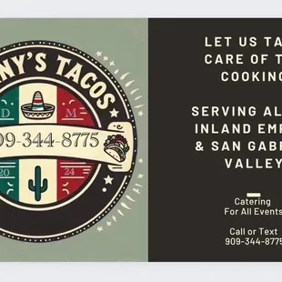 We use better quality meats than your typical taco man catering services.