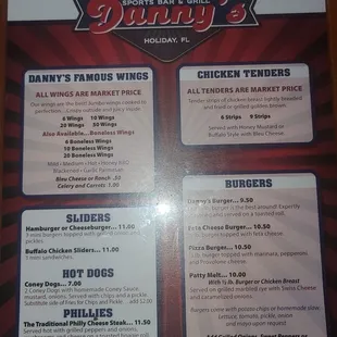 Menus