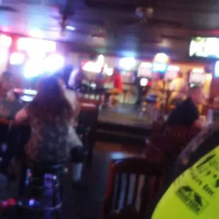 The bar scene