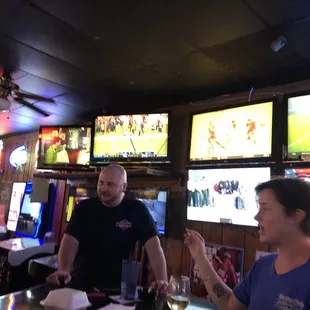 One of the coolest bartenders around. Watch him sing karaoke!