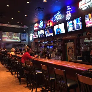 15 taps and plenty of bar seating!