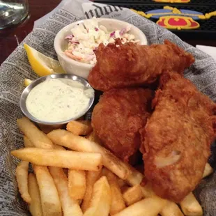 Two piece fish and chips