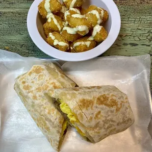 Honduran Breakfast Burrito