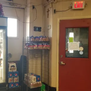 Entryway and cooler