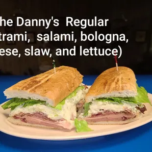 two sandwiches on a plate