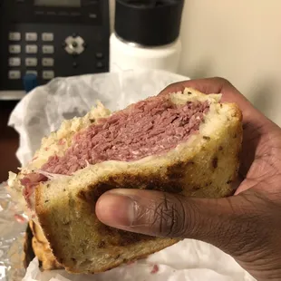 Baby Reuben! Perfect size for lunch!