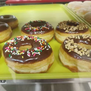 a variety of doughnuts