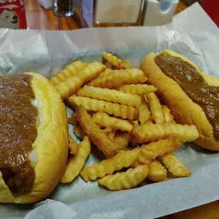 Chilli dogs all the way