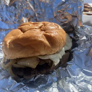 Swiss burger