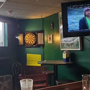 a man on a television