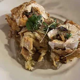 Stuffed chicken for Valentine's Day