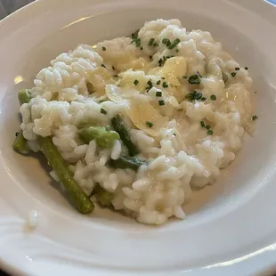 Risotto with asparagus