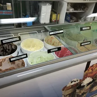 A variety of flavors