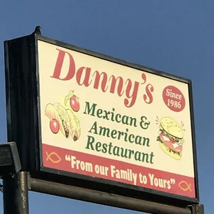 a sign for a mexican restaurant